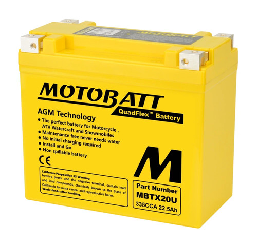 Motobatt batterie mbtx20u - motobatt-batterie,