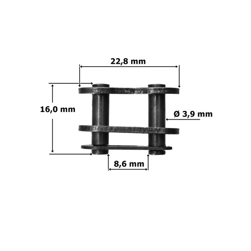 Kettenschloss 420 quad cross - 420, h