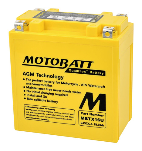 Motobatt batterie mbtx16u - motobatt-batterie,