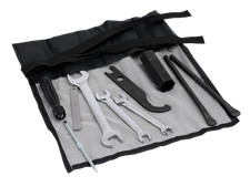 Werkzeugset in der Rolltasche