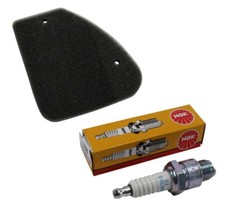 Luftfilter + Zündkerze NGK
