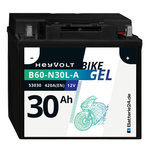 Gel motorradbatterie 30ah 12v - gel,