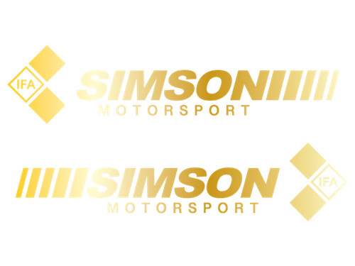 Set klebefolie tank simson - tank, "simson
